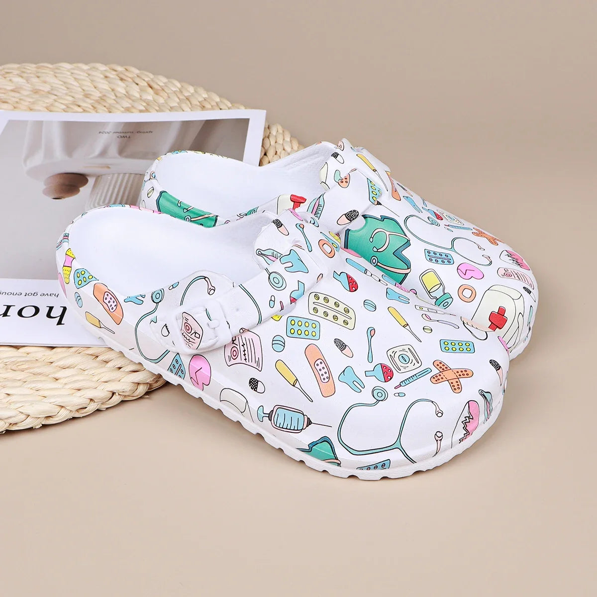 Zuecos Bianca Print
