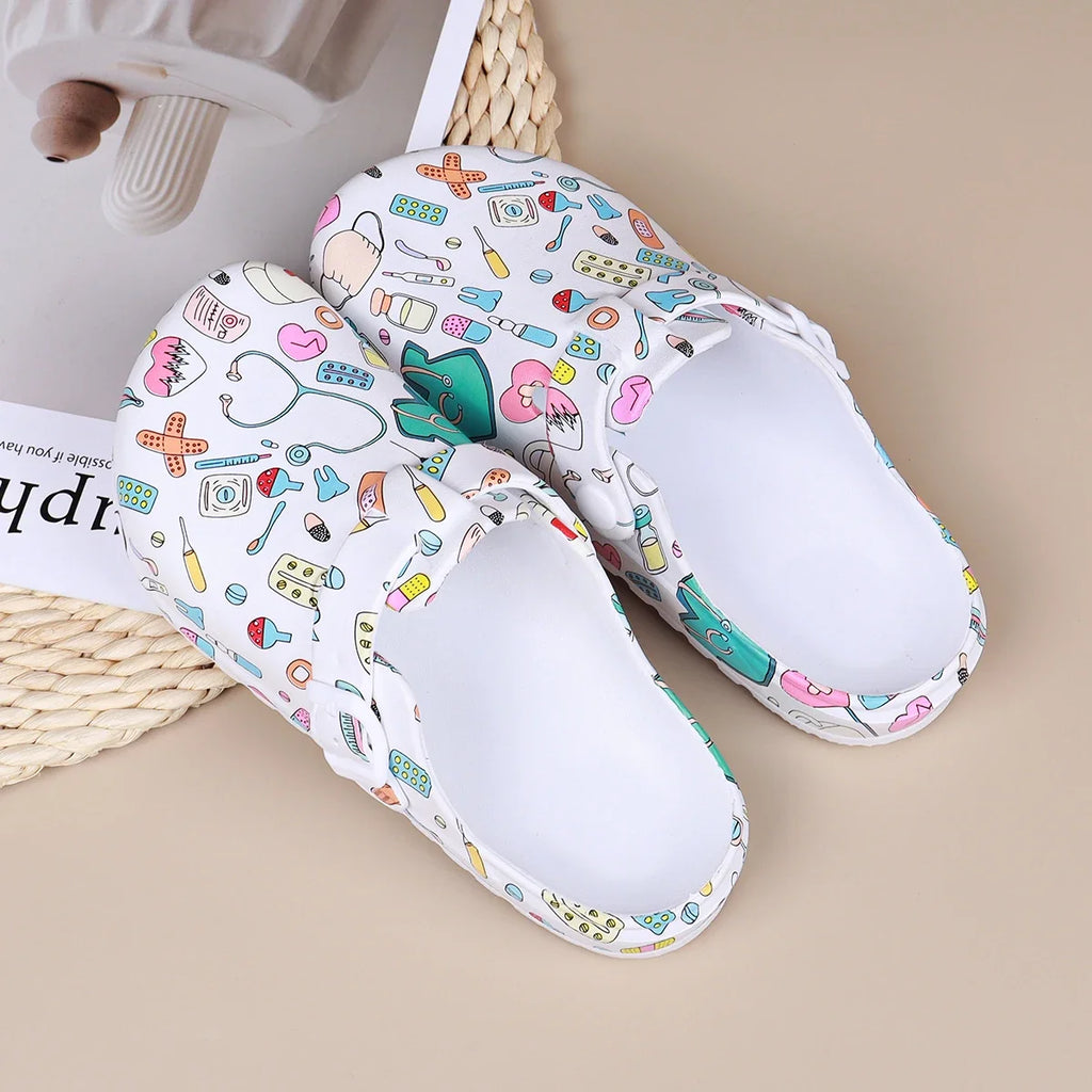 Zuecos Bianca Print